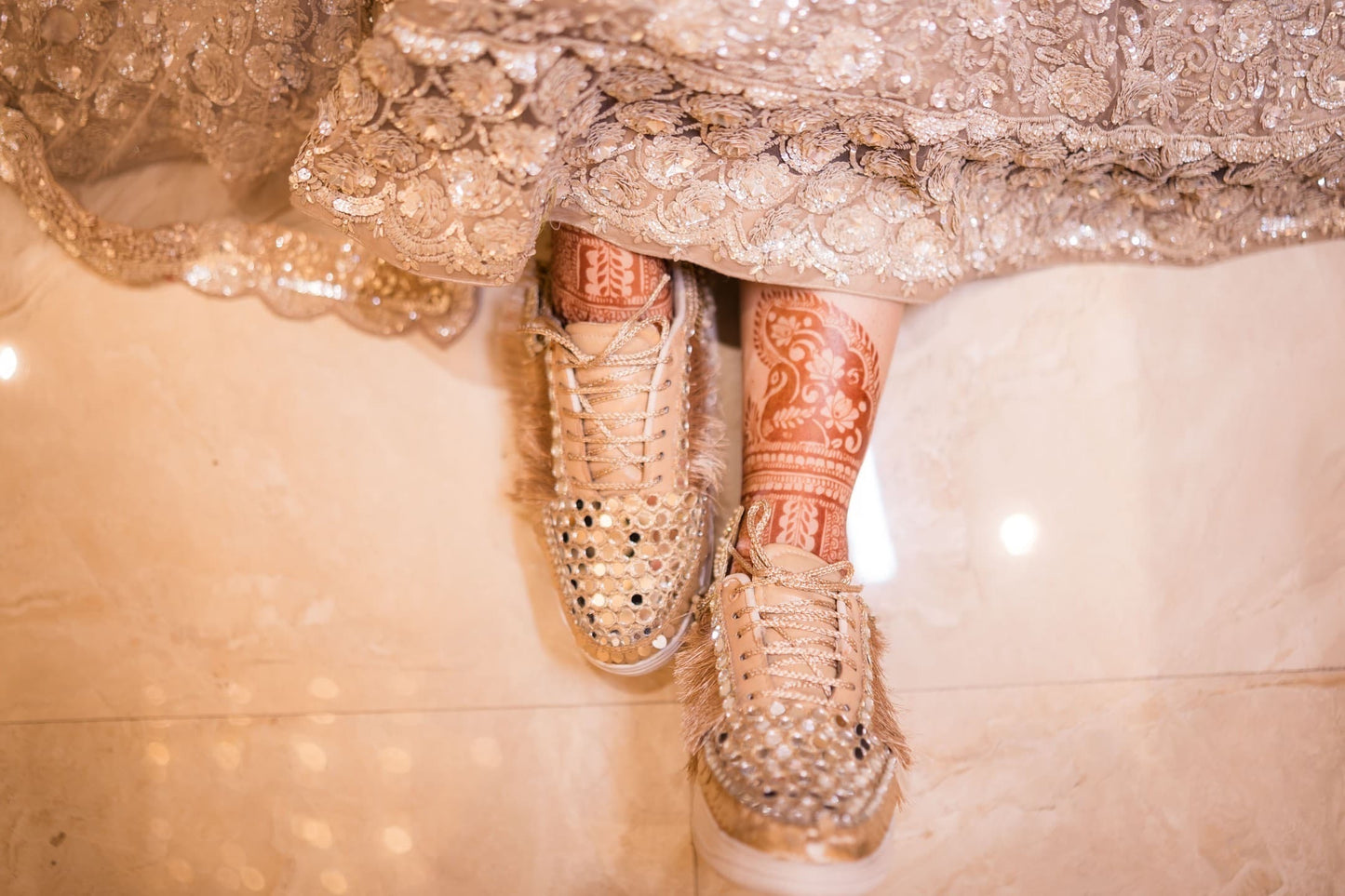 FUNKY N TRENDY gold mirror sneakers for brides /bridesmaids / sneakers for bridesmaids/ handcrafted sneakers/ mirror sneakers / bridal sneakers / bridesmaid sneakers/ gold sneakers / mirror shoes/ dull gold mirror shoes
