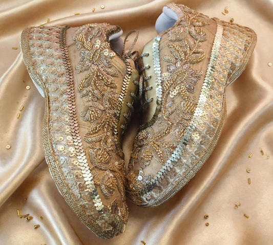 Comfortable Bridal Sneakers for Lehenga – Bride Wedding Shoes