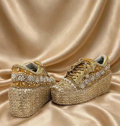 Designer Bridal Sneakers India – Handmade Wedding Shoes