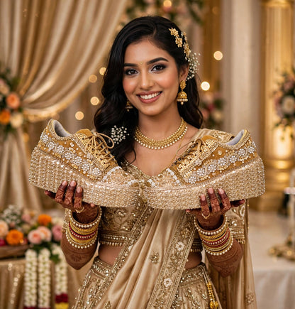 Designer Bridal Sneakers India – Handmade Wedding Shoes