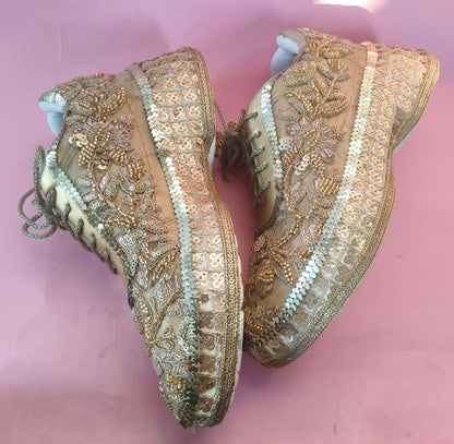 Comfortable Bridal Sneakers for Lehenga – Bride Wedding Shoes