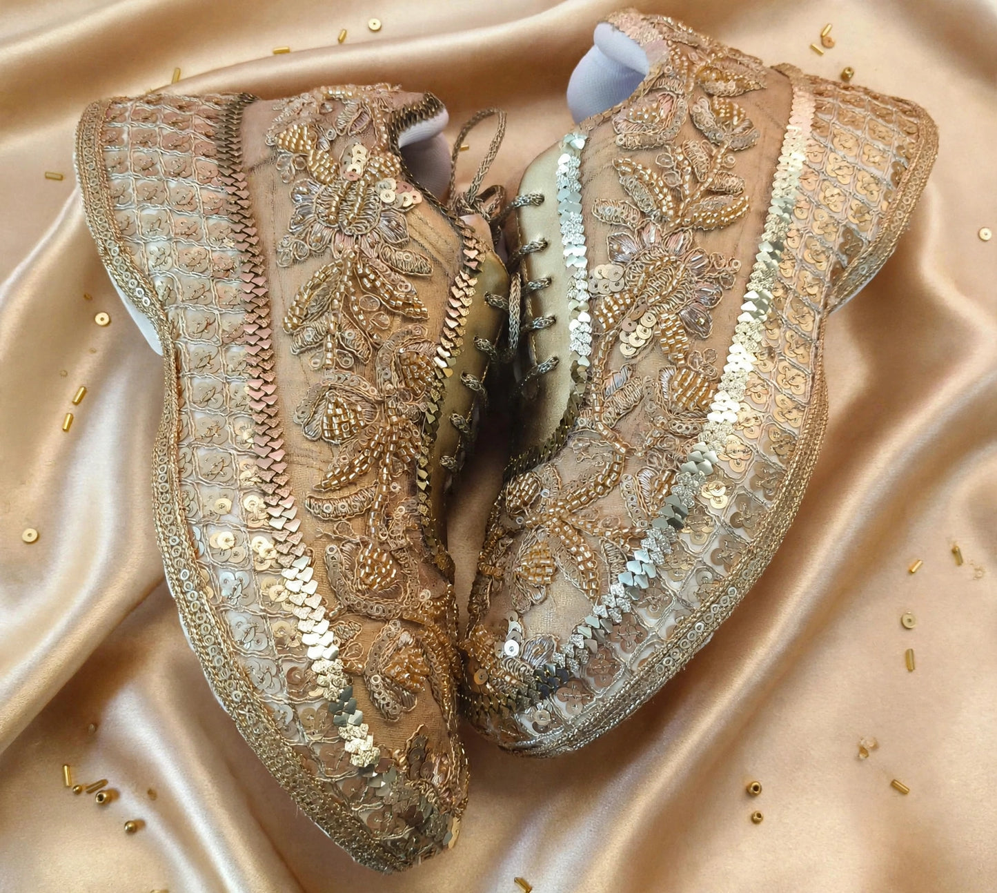 Comfortable Bridal Sneakers for Lehenga – Bride Wedding Shoes