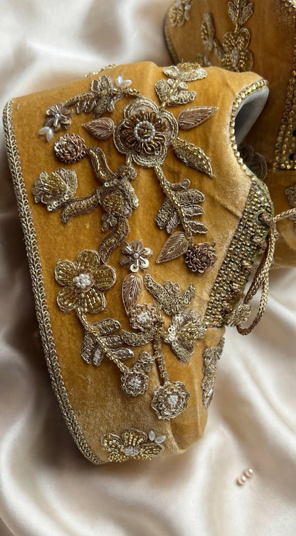 Handcrafted Bridal Sneakers for Brides – Wedding Shoes | Funky N Trendy