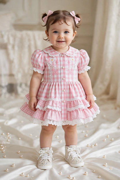 Funky N Trendy – White Pearl Bridal Boots for Baby Girls | Crystal Embellished Birthday Boots with Zipper