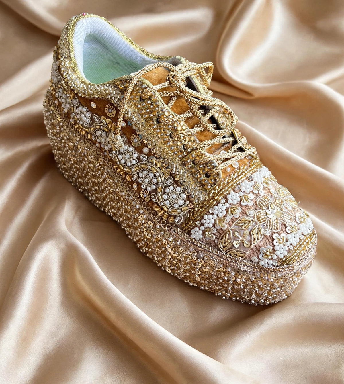 Designer Bridal Sneakers India – Handmade Wedding Shoes