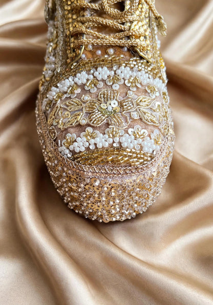 Designer Bridal Sneakers India – Handmade Wedding Shoes
