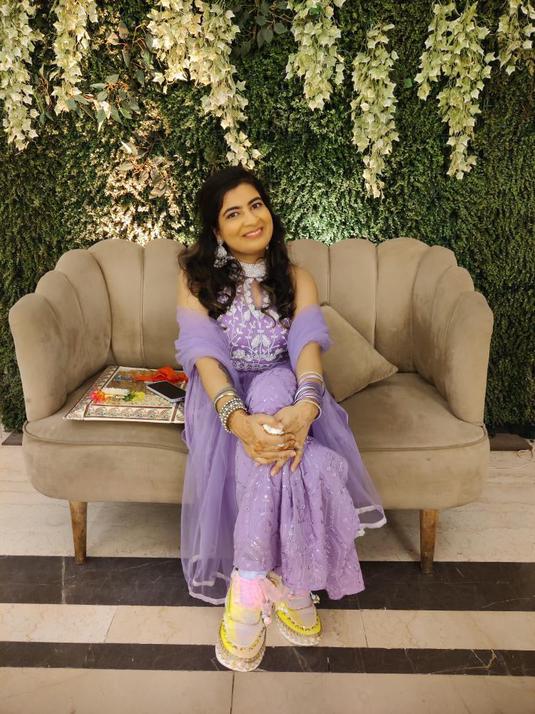 FUNKY N TRENDY ombre theme hand work sneakers for brides / bridesmaids/ boho sneakers / bohemian sneakers / boho shoes / multicolored sneakers/ multi colored sneakers/ carnival sneakers / haldi mahendi sneakers