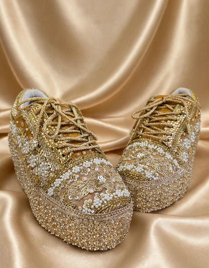 Designer Bridal Sneakers India – Handmade Wedding Shoes