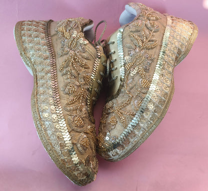 Comfortable Bridal Sneakers for Lehenga – Bride Wedding Shoes